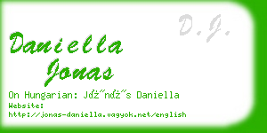 daniella jonas business card